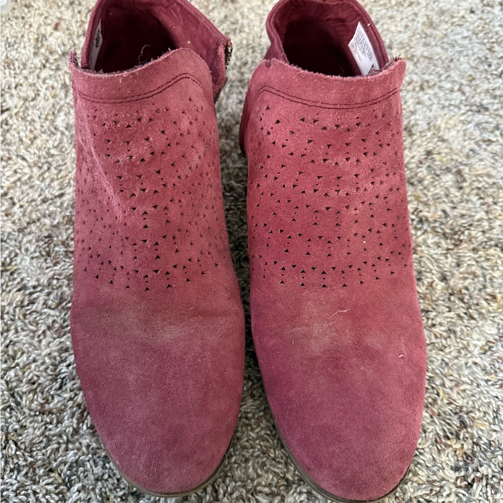 Toms Women's Ankle Boots - Dusty Rose Suede